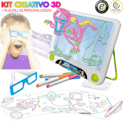 Tablet Creative Pro™  - Luminosa y en 3D!