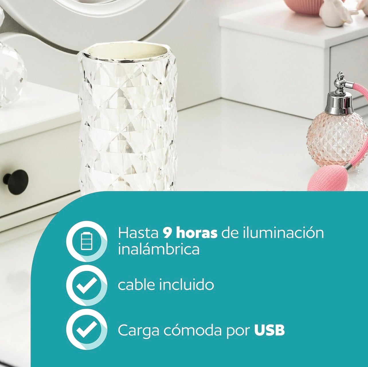 Lámpara Crystal Diamond Pro™